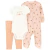 Carter´s Set 3 Piezas Osito Pijama Body Mangas Cortas Pantalon