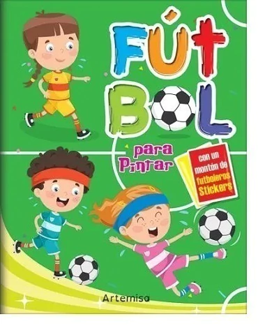 Fútbol Para Pintar con Stickers