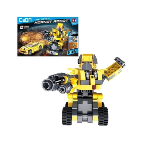 Cada: Hornet Robot 2 en 1 Para Armar