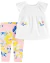 Carter's Set 2 piezas Remera bordada y Calzas Floral