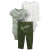 Carter´S Set 3 Piezas Bodies Pantalon Cocodrilo