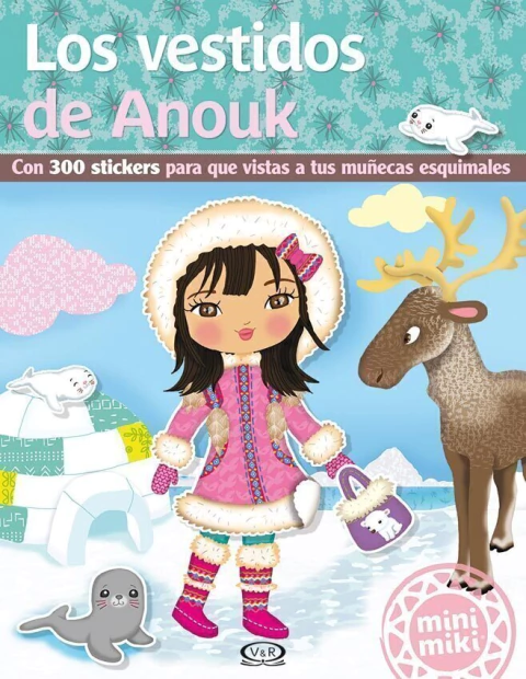 Libro De Stickers: Los Vestidos De Anouk