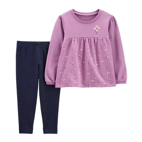 Carters Set 2 piezas Buzo Floral y Legging
