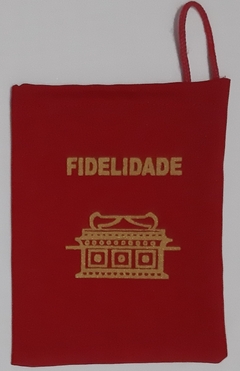 SAQUITEL FIDELIDADE - Oxford vermelho - comprar online
