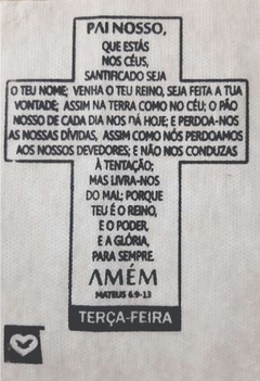 LENÇO DE TNT - TERÇA-FEIRA - PAI NOSSO