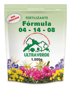 Adubo Fertilizante Fórmula Npk 04-14-08 Ultra Verde 1000g - comprar online