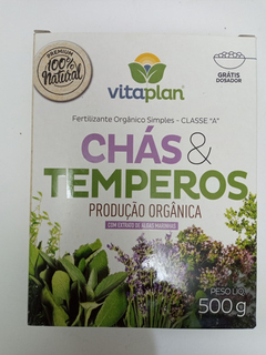 Imagem do Fertilizante Orgânico Para Chás & Temperos 500g Vitaplan 