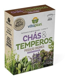 Fertilizante Orgânico Para Chás & Temperos 500g Vitaplan  - comprar online