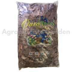 Casca De Pinus Polida Media Decoração Jardinagem Orquidea 8kg Ouro Verde do Brasil