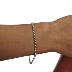 Pulsera rolo cuadrada 20cm - AQ