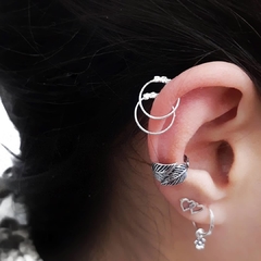 Piercing triple cubic 12mm - P925 en internet