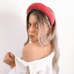 Vincha diadema fucsia - Plush
