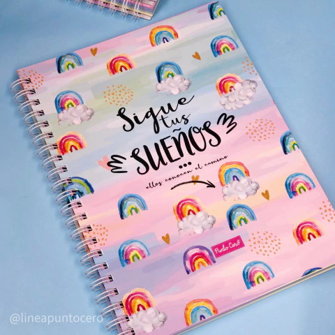 Cuaderno A4 RAINBOW PASTEL- Sueños