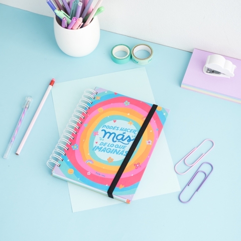 Mi PC ♥ Cuaderno A5 - Más de lo que imaginás CUADRICULADO