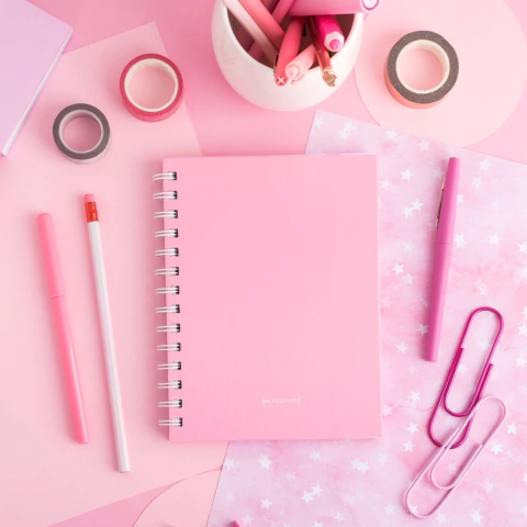 Libreta 14x19 Rosa pastel - BP