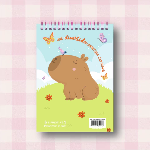 BLOCK de hojas LISAS A5 - Capybara Divertida - comprar online
