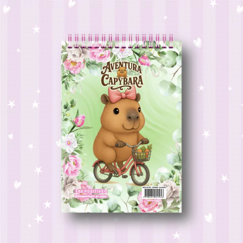 BLOCK de hojas LISAS A6 - Capybara Bicicleta - comprar online