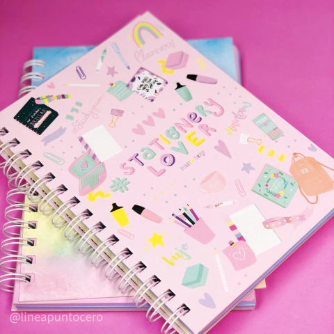 Cuaderno A5 RAINBOW PASTEL- Stationery Lover