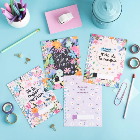 Mi PC ♥ Pack de separadores A5 con solapa - Flores