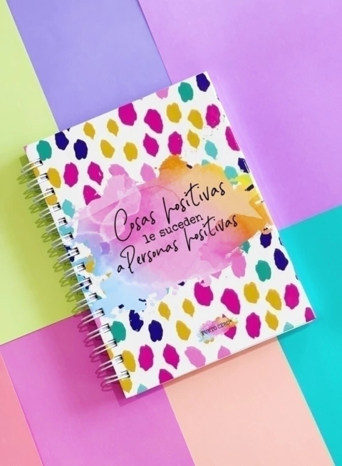 Cuaderno A5 con puntos guía - Cosas positivas