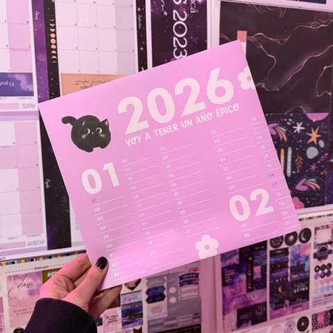 ¡PLANIFICADOR ANUAL PARA PARED DE REGALO!