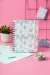 Agenda MODERNA Hoja por día - FLORCITAS AQUA - comprar online