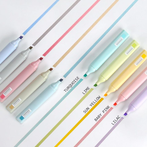 Resaltador AESTHETIC pastel en internet