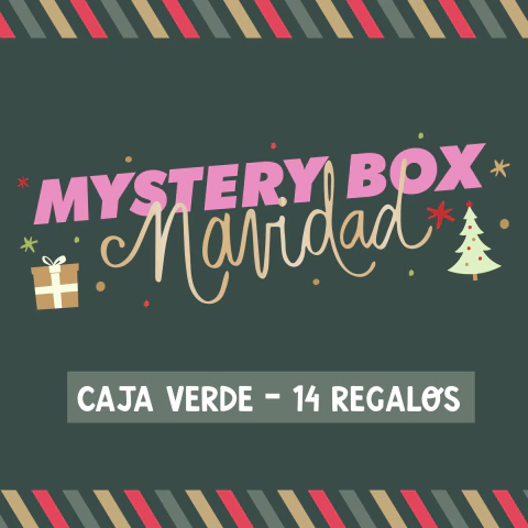 ¡MYSTERY BOX NAVIDAD 2025 verde 14 REGALOS! Despacho a partir del 18/11 - comprar online