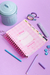 Mi Agenda SWEET Hoja por día - ROSA CUADRILLÉ