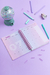 Imagen de Agenda Cuaderno A5 - FLORCITAS BEIGE
