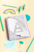 Agenda PARA PINTAR perpetua - FLORCITAS LILAS - comprar online