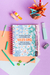 Mi Agenda SWEET Hoja por día - ROSA CUADRILLÉ - tienda online