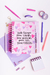 Imagen de Mi Agenda SWEET Hoja por día - ROSA CUADRILLÉ