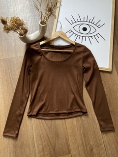 Imagen de Remera ML cuello U