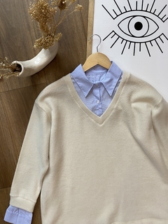 Camisa combinada en internet