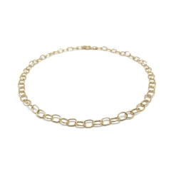 Colar elos ouro amarelo - comprar online