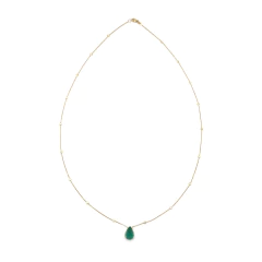 Colar tiffany e esmeralda