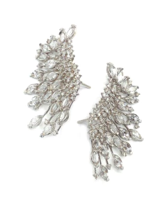 Brinco topázio branco e diamante na internet