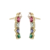 Ear cuff Pedras coloridas