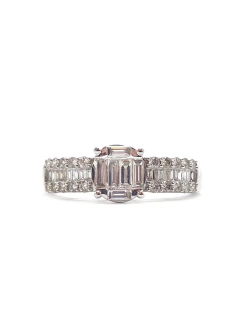 Anel com diamante central - comprar online