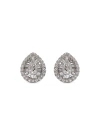 Brinco gota pizza diamante