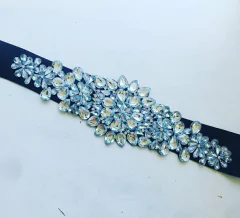 Cinto Cristal LAZO NEGRO