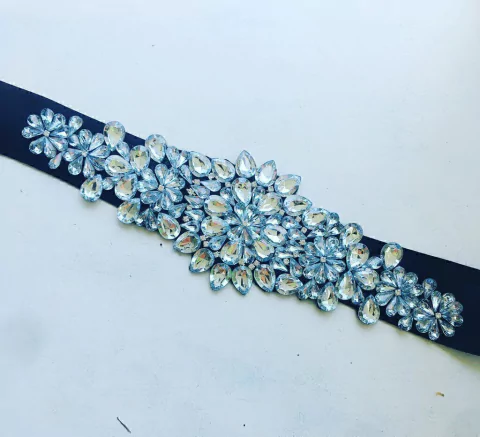 Cinto Cristal LAZO NEGRO