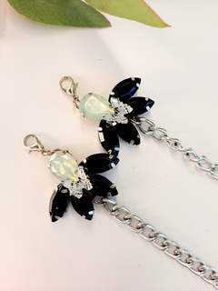 Correa /Holder Mariposa Negro