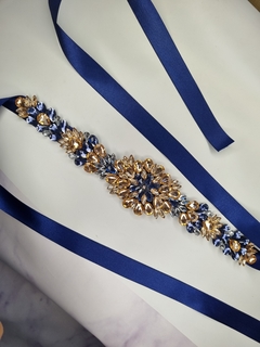 Cinto Fernanda Blue champagne rose xxl