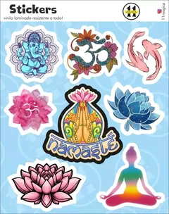 Plancha de Sticker Vinilo Laminado Mod 338