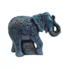 Elefante Labrado Grande Azul