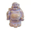 Buda Abundancia con Bolso Grande Lila y Dorado