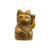 Gato Maneki Neko Dorado