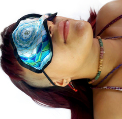 Antifaz Mandala Verde - comprar online